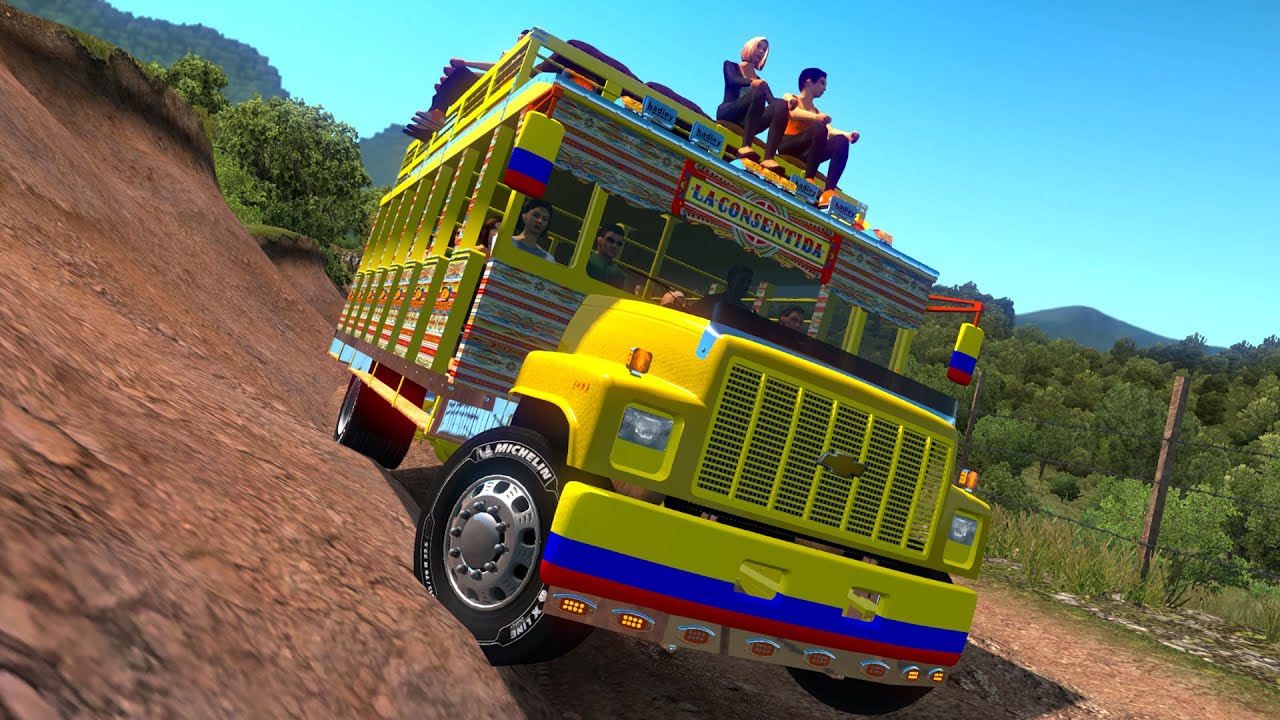 ¡INFRIGIENDO LA CUARENTENA! - Chiva Cargada de Personas | Euro Truck Simulator 2