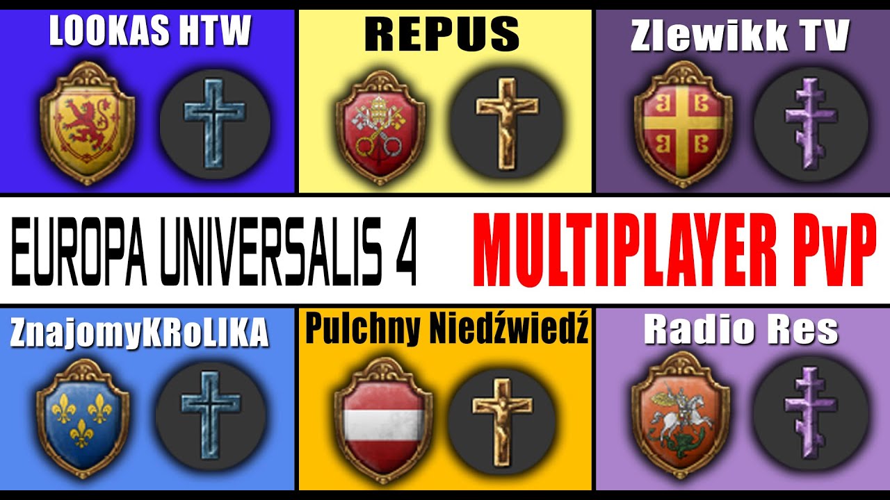 Czy Szkocja PRZETRWA zły start? EU4 PvP z Zlewikk TV, RadioRes, Niedźwiedź, ZnajomyKr&oacute;lika, Repus #1
