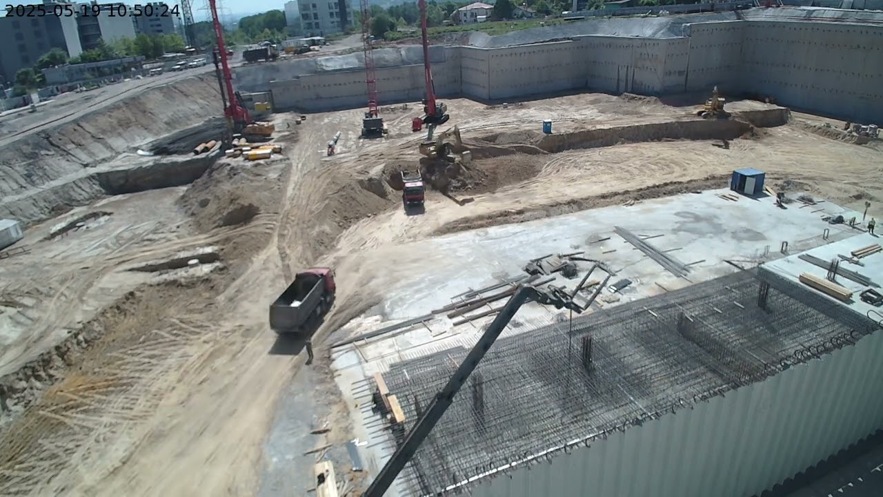 Garitage Park Office Tower 2025.05.19 construction timelapse (cam3)