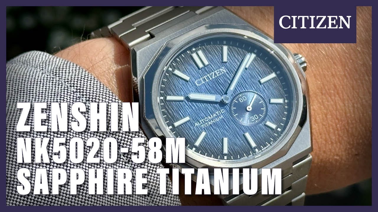 Unboxing The New Citizen Zenshin NK5020-58M Super Titanium