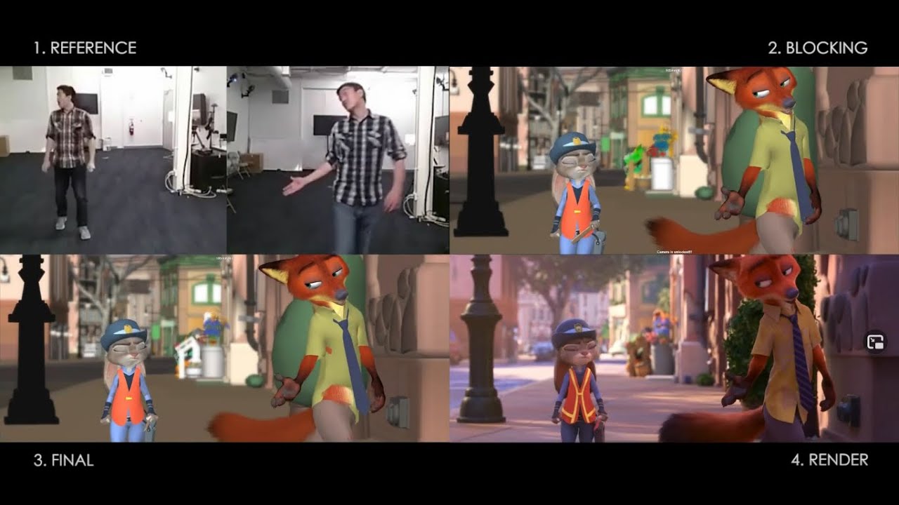 Zootopia | Shot Progression Reel | Shaofu Zhang |@3DAnimationInternships