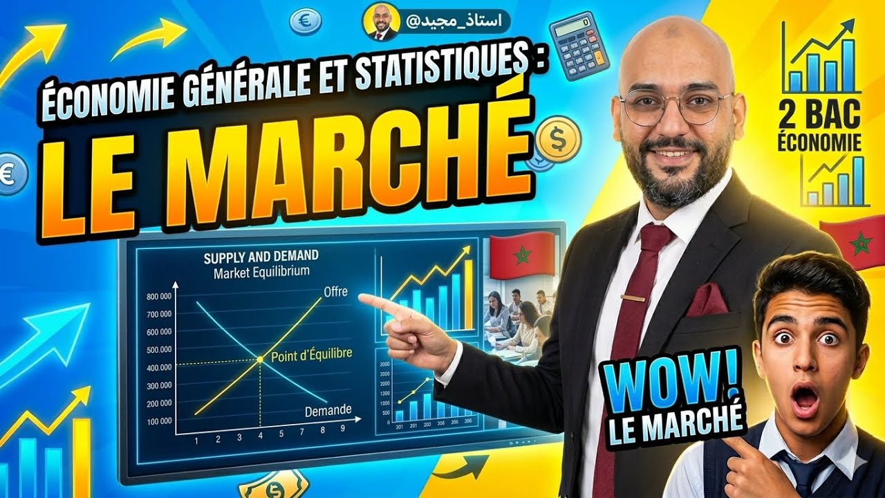 Économie Générale & Statistiques : Le Marché EXPLIQUÉ FACILEMENT| Préparation à ZÉRO – Chapitre1 Ep1