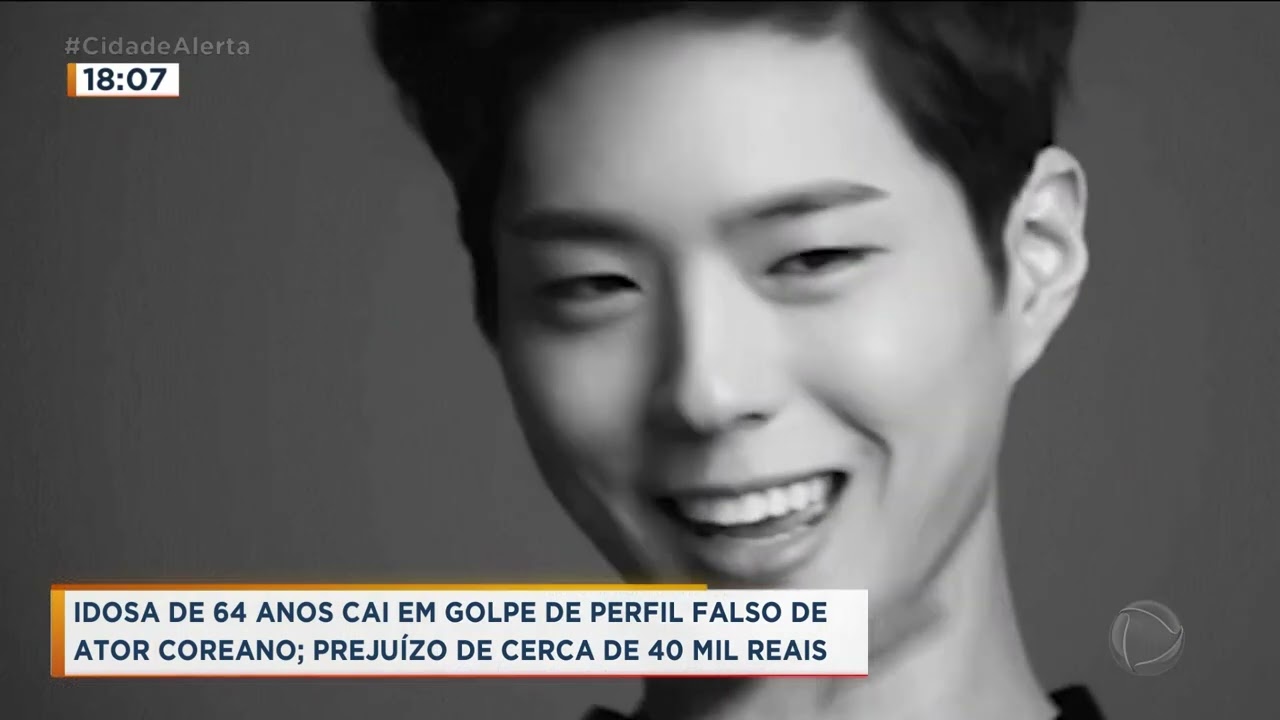 Idosa cai em golpe de perfil falso de ator coreano