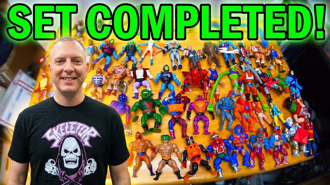 The Greatest Vintage Masters Of The Universe Action Figure Lot Ever! MOTU U.S. Retail Set Completed!