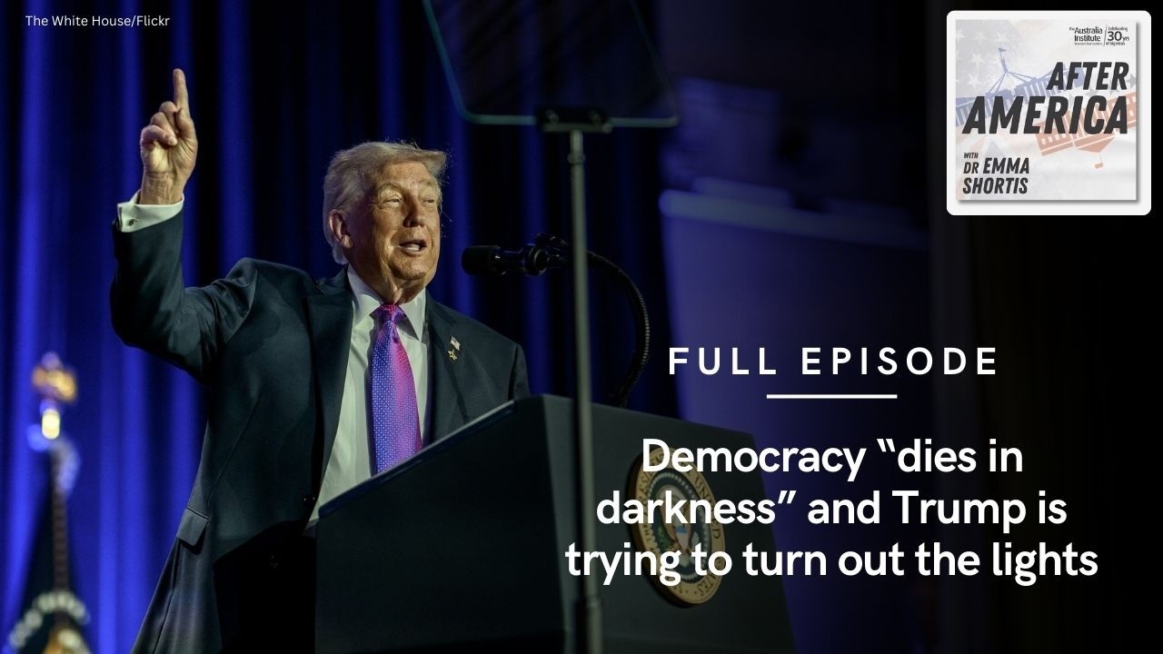 Democracy “dies in darkness” and Trump is trying to turn out the lights