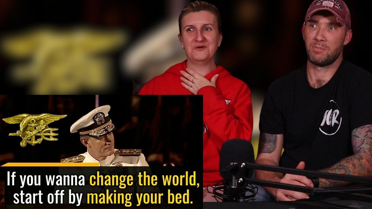 European Family Reacts To Admiral McRaven "Make Your Bed"