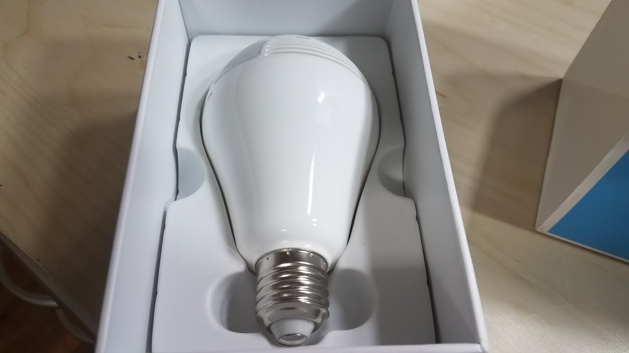 Обзор шпионской камеры видеонаблюдения GERI 960P HD LED Bulb Light
