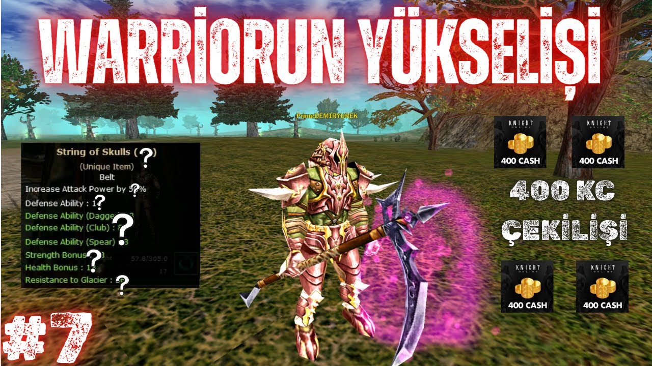 YENİ +2 TAKIMIZI VE ZIRHIMIZI ALDIK 🗡️WARRİORUN YÜKSELİŞİ #7 👑 Knight Online 👑
