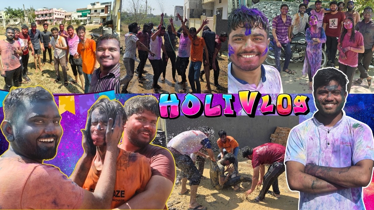 Holi Celebration | Colourful Holi with Crazy Friends | Full Masti, Colors & Memories 🎉Holi vala vlog