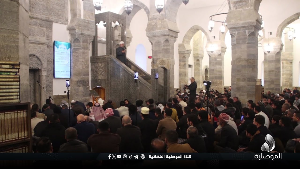 بعد إغلاقه شهرين لغرض الصيانة.. افتتاح وإقامة صلاة الجمعة في جامع النوري الكبير