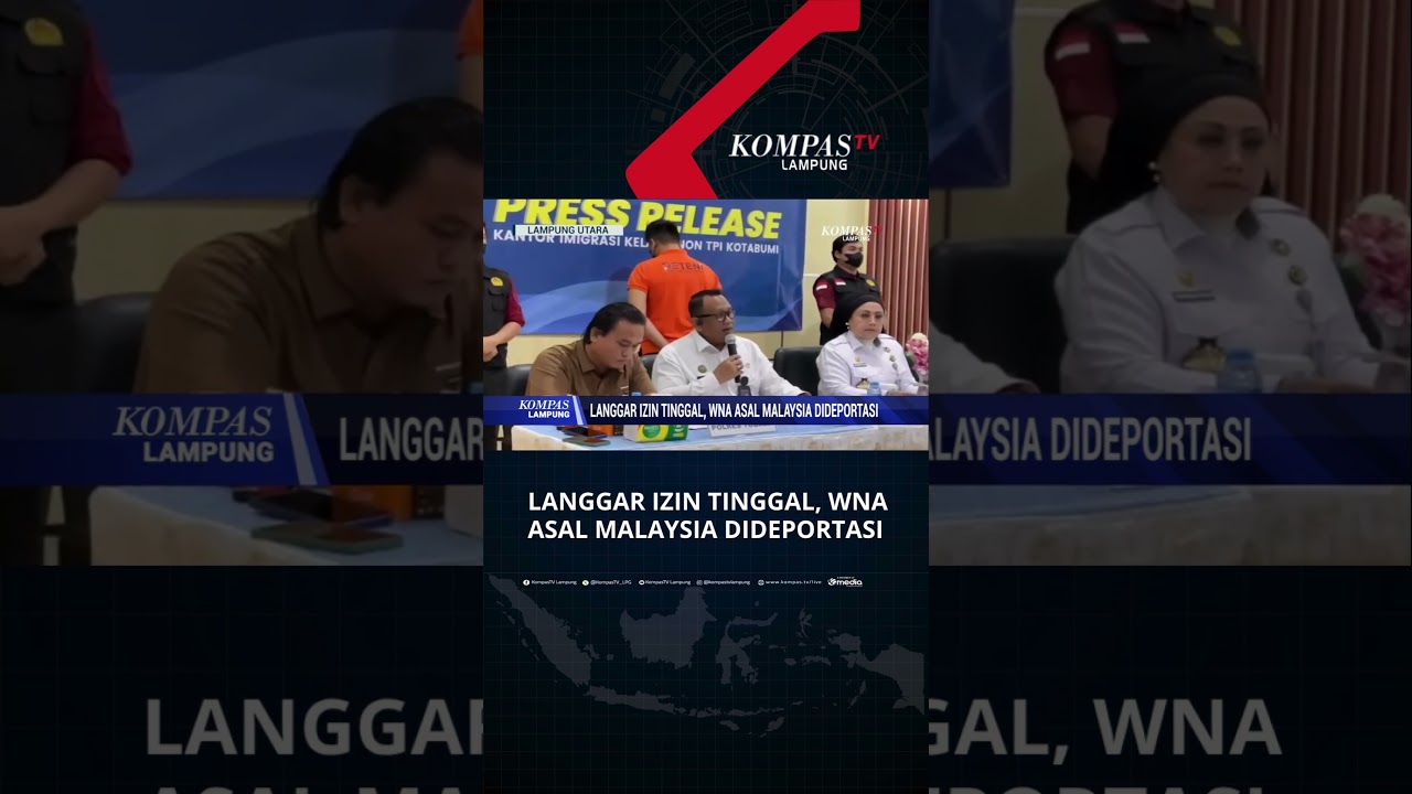 Langgar Izin Tinggal, WNA Asal Malaysia Dideportasi #shorts #wna #malaysia #deportasi
