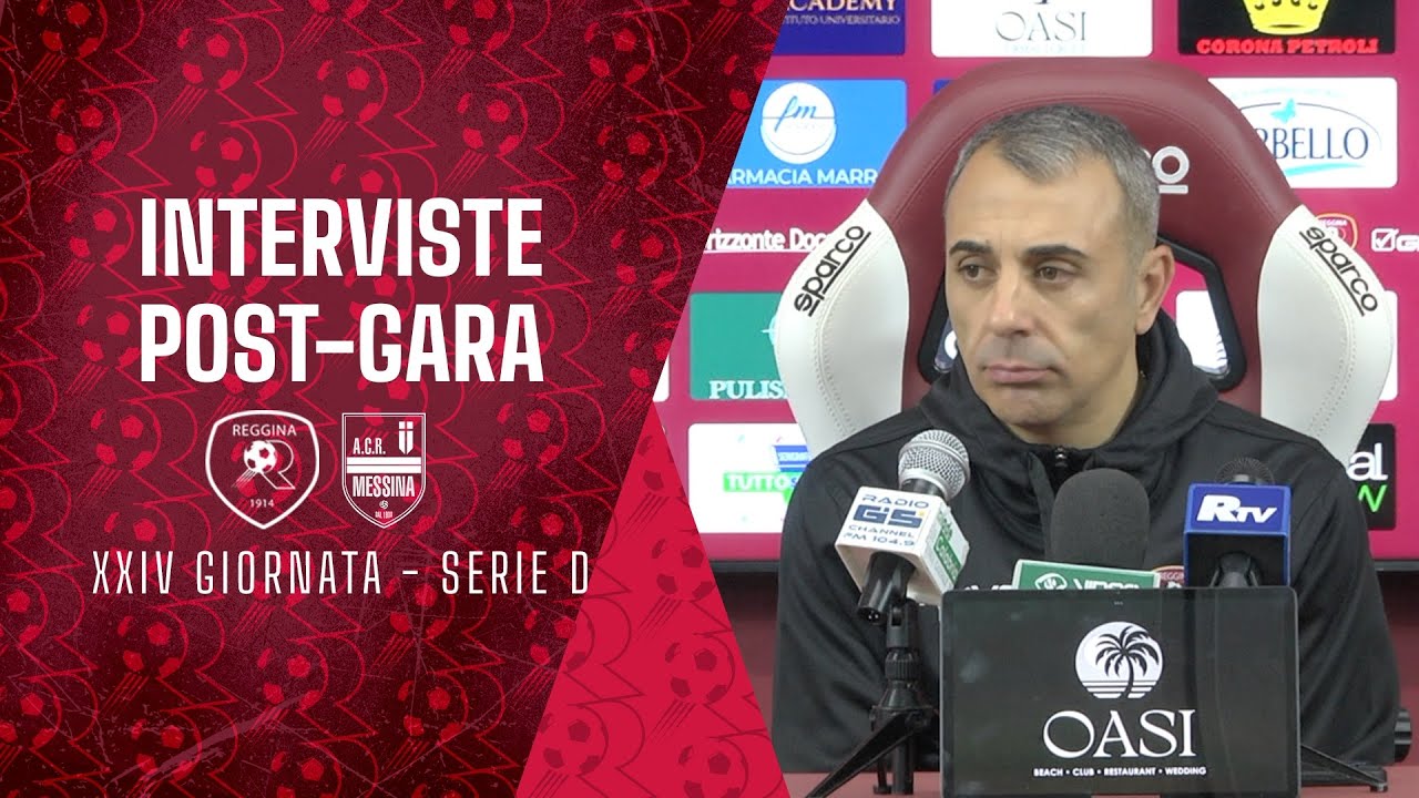 Mister Alfio Torrisi post Reggina-Messina 1-1
