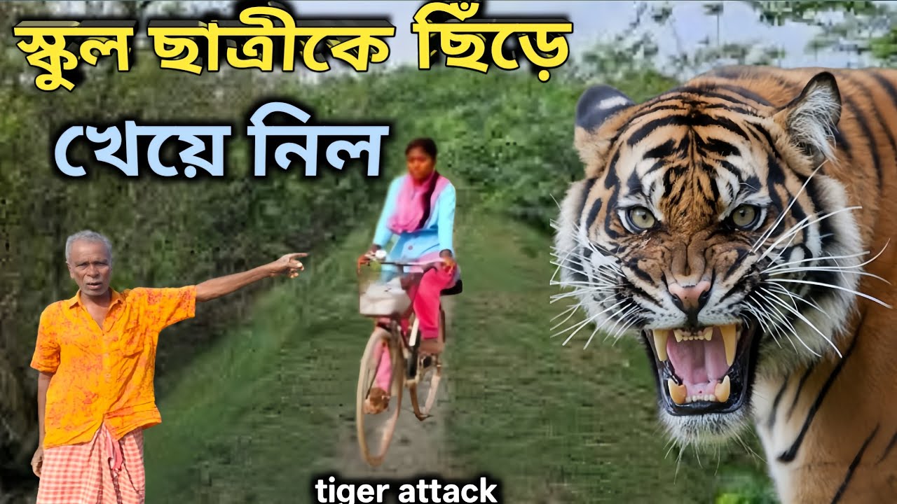 আঠারো বয়সী মেয়েকে ছিঁড়ে খেয়ে নিল😱😭|tiger attack in Sundarban