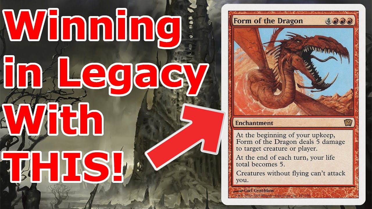 FORM OF THE DRAGON CRUSHES LEGACY- BW Academy Rector Enchantments (Legacy MTG)