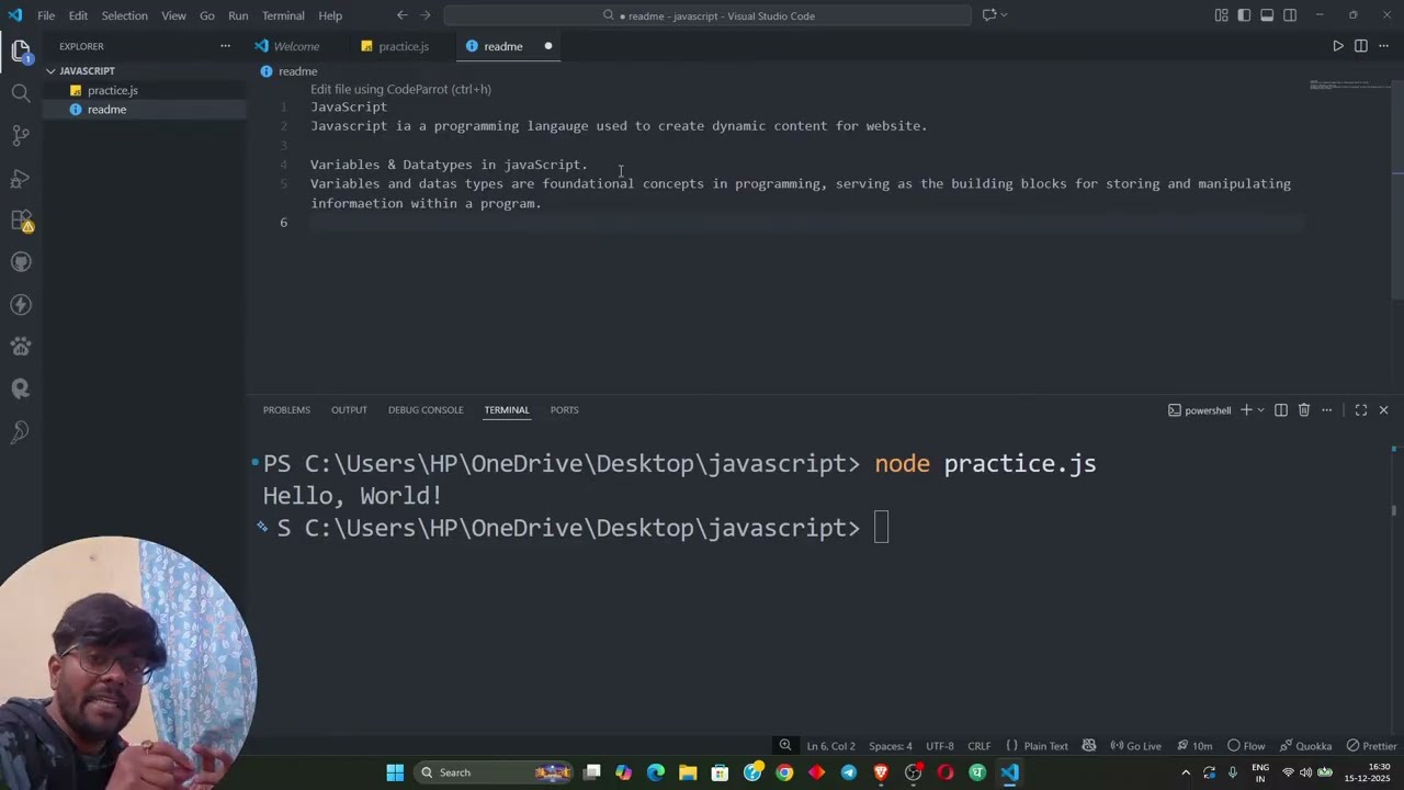 Revising JavaScript From Start – Learn With Me (Live)