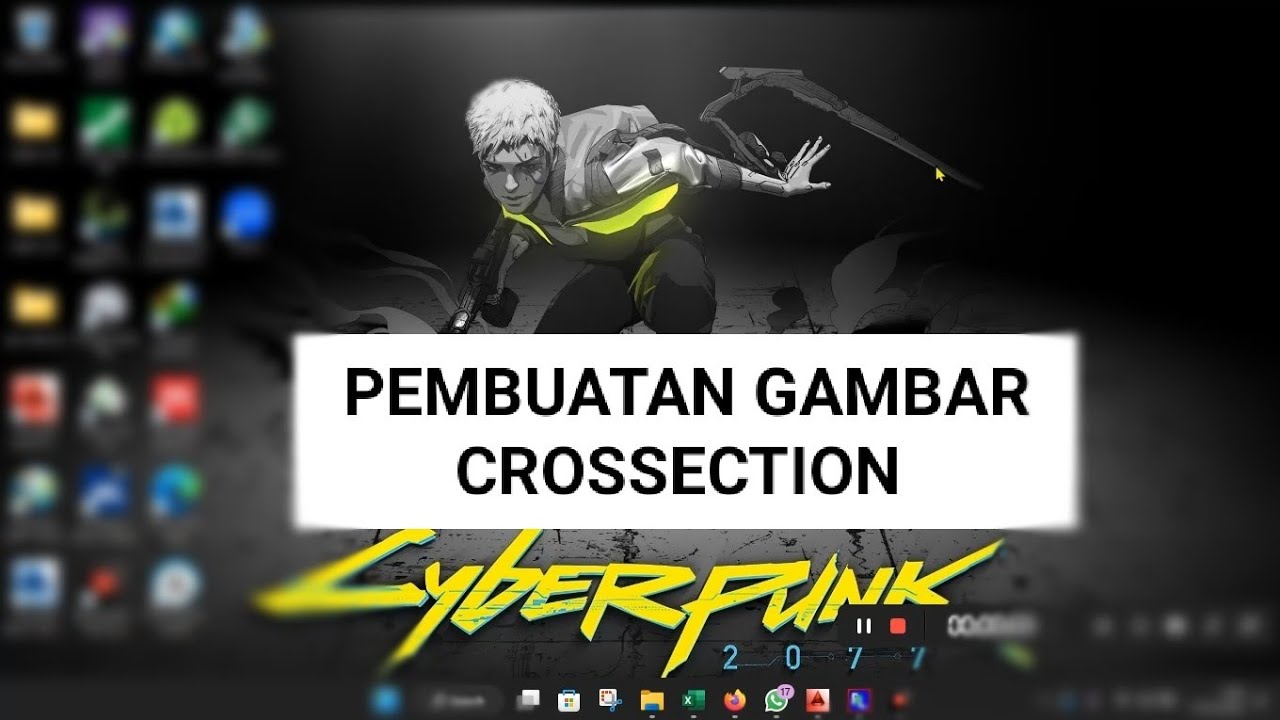 02.CARA PENGGAMBARAN CROSSECTION SEDERHANA DENGAN PCLP 