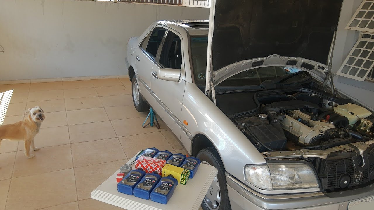 Troca de óleo e filtro da Mercedes C280