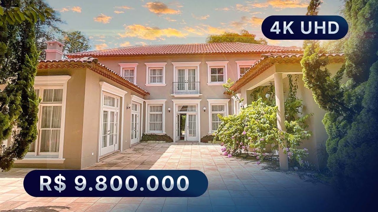 Conheça essa Magnífica mansão em Chácara Flora/São Paulo à venda por R$ 9.800.000 | Escodelar