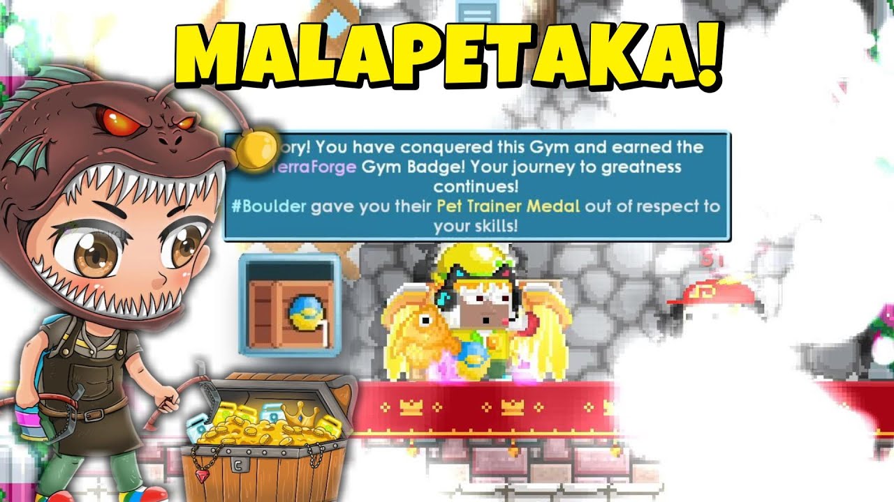 New Pet Battle Gym With Train Tutor (Defeat ALL Tier) ! Growtopia