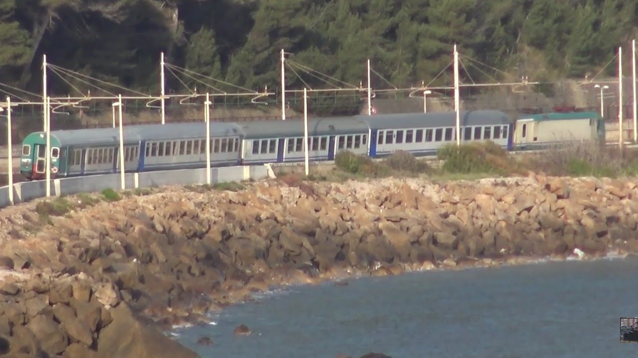 TrainsMisterJazz.Treni Italiani. Castelbuono railway station Me Pa railway line (Sicily).