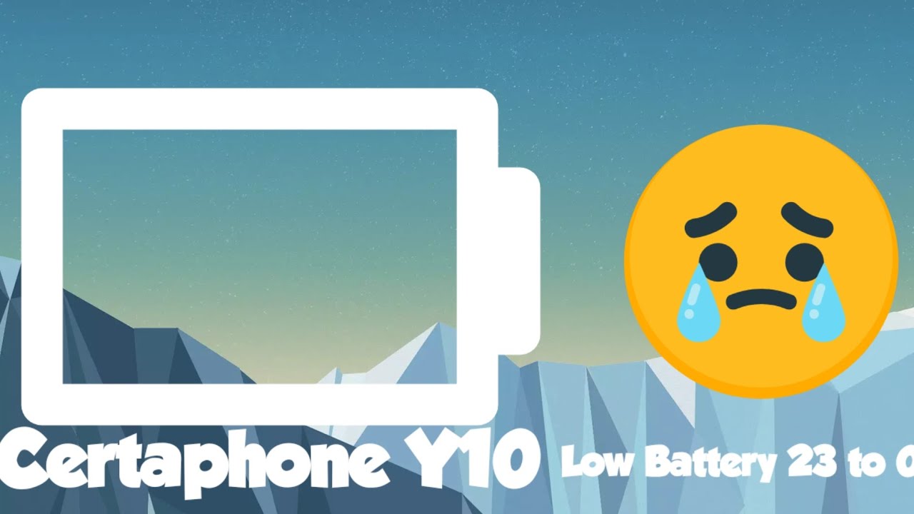 Certaphone Y10 Low Battery  23 to 0