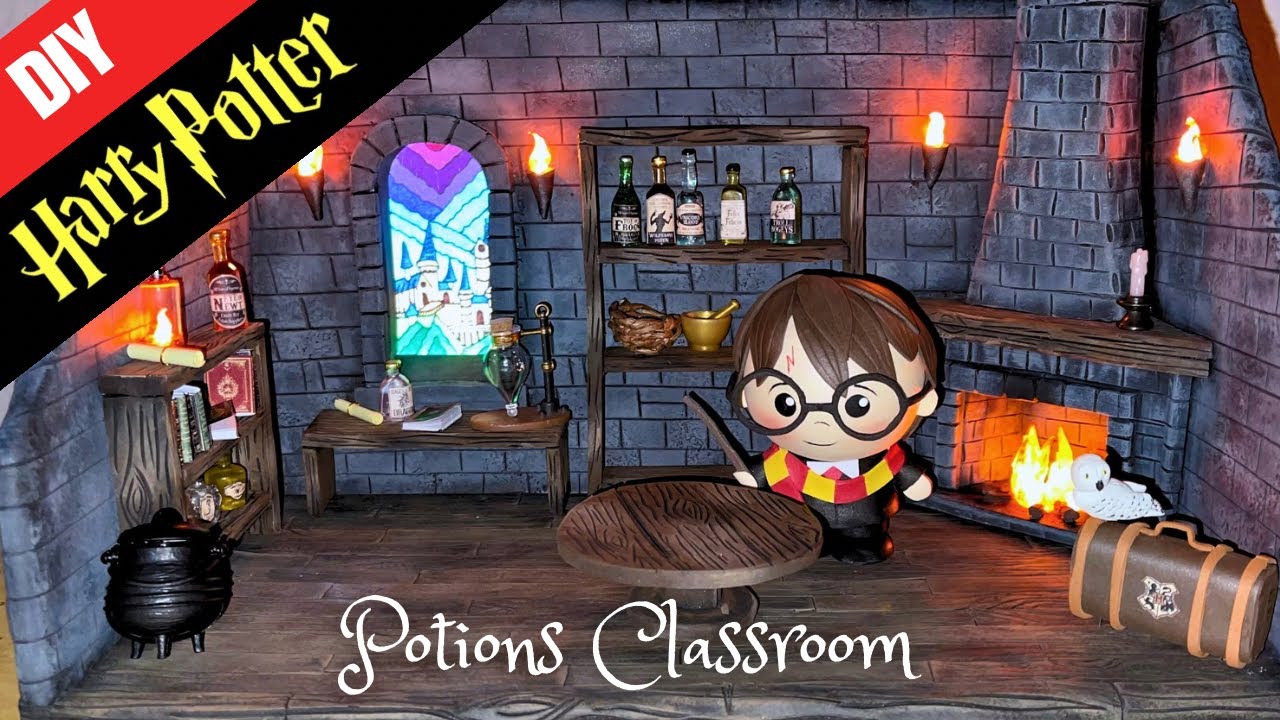 ⚡️Harry Potter DIY: How to make a Potions Classroom - Potion Class Set