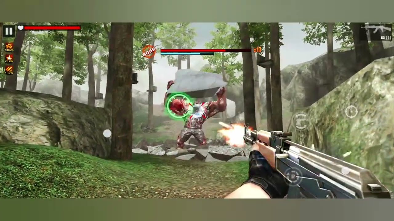 Dead target : All boss fights || free zombie games for android 🧟‍♂️ [ Android gameplay ] 1080p60fps
