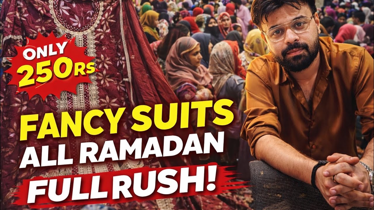 👉 250 Rs Fancy Suits 😱 Ramadan Special | Full Rush Stock Clearance 2026