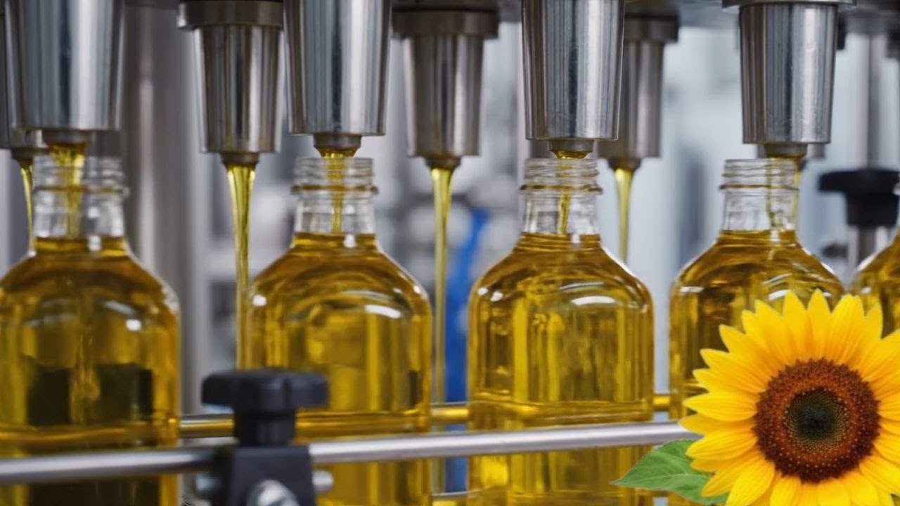 How Sunflower Oil Is Made &ndash; Inside a Modern Factory (Full Process)
