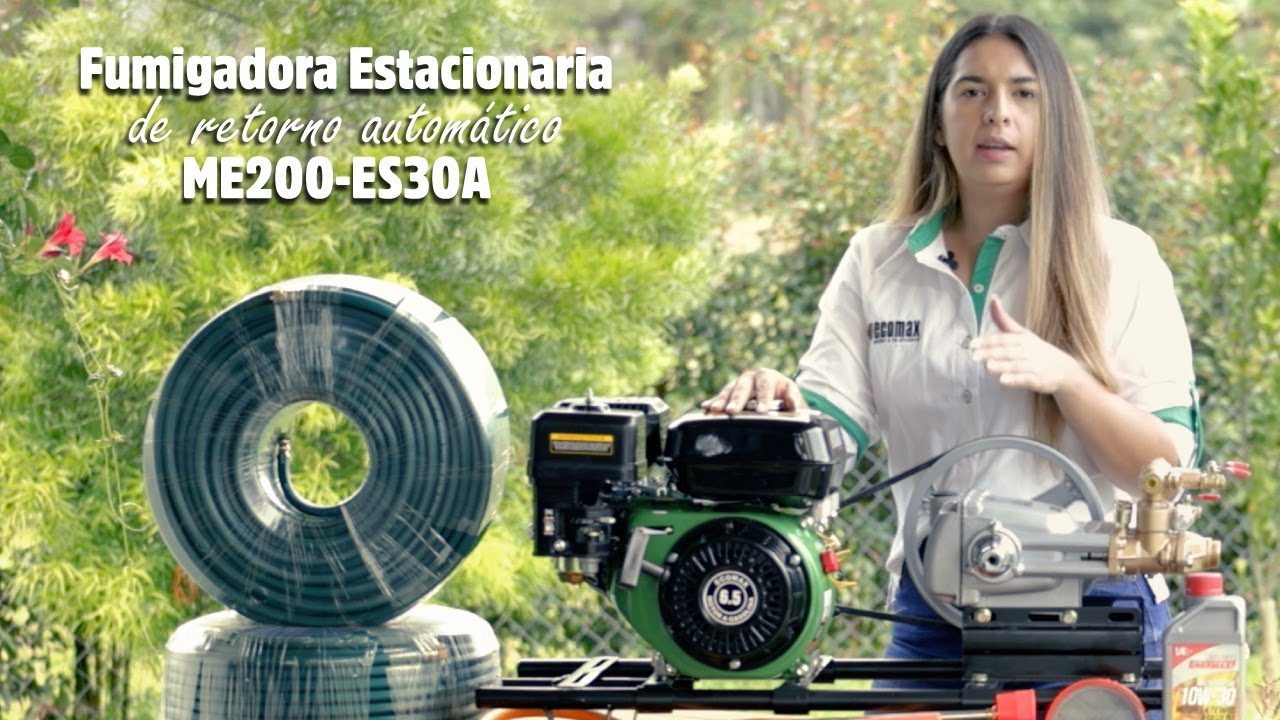Tutorial | &iquest;C&oacute;mo usar la Fumigadora Estacionaria de retorno autom&aacute;tico ME200-ES30A? | ECOMAX