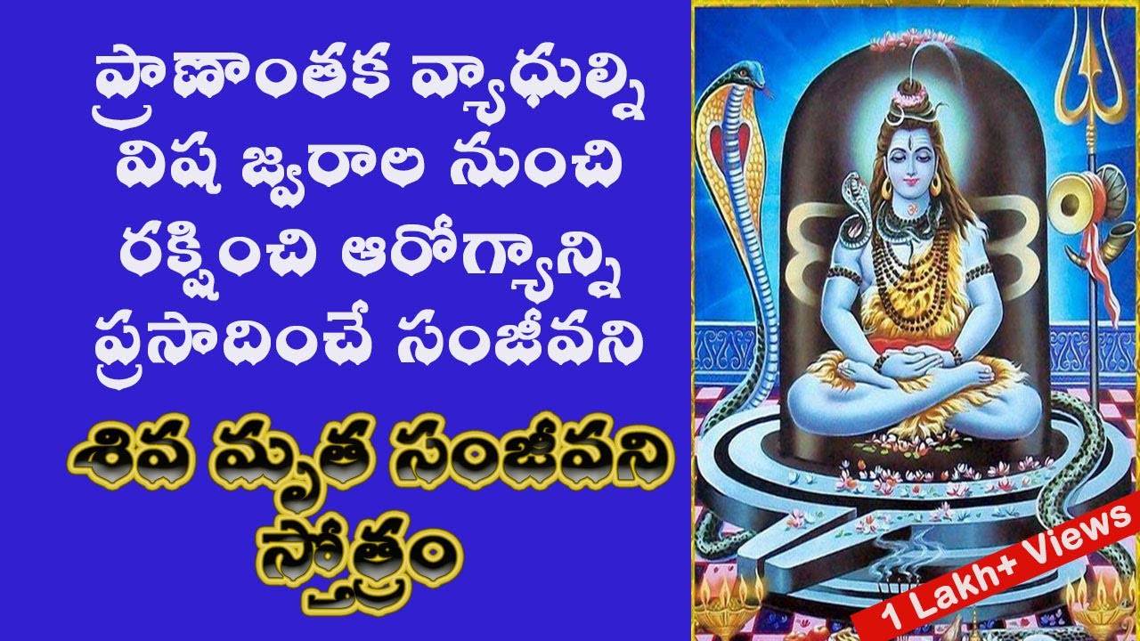 Shiva Mruta Sanjeevani Stotram Protection From Infectious Diseases & For Good Health