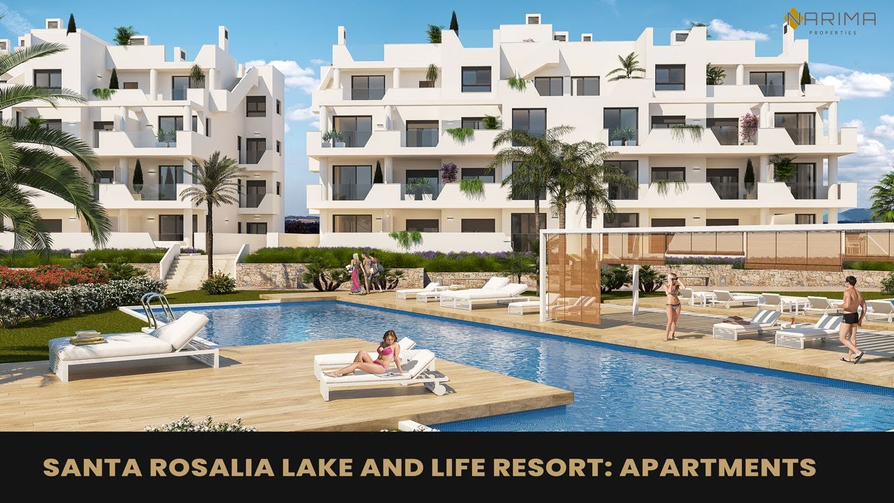 Santa Rosalia Lake and Life Resort - Properties for sale: modern 2 bed apartments & Penthouses