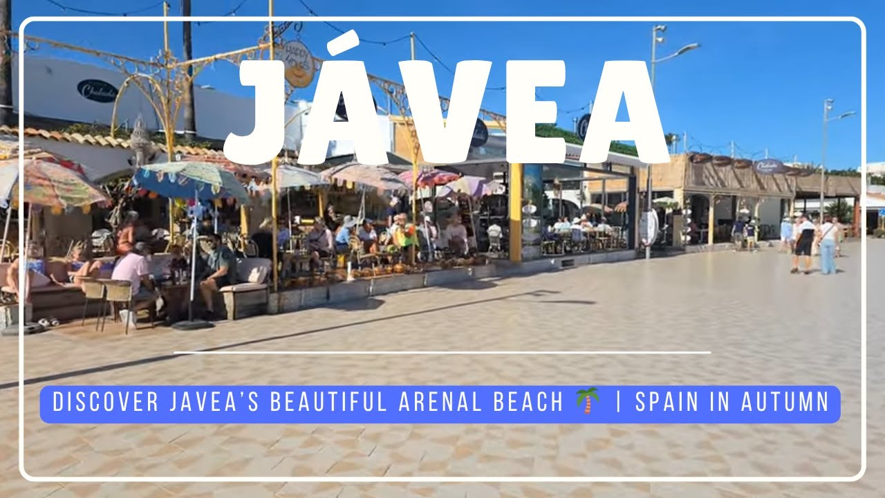 Exploring the Arenal Beachfront in Jávea | A Lovely Autumn Day in Spain