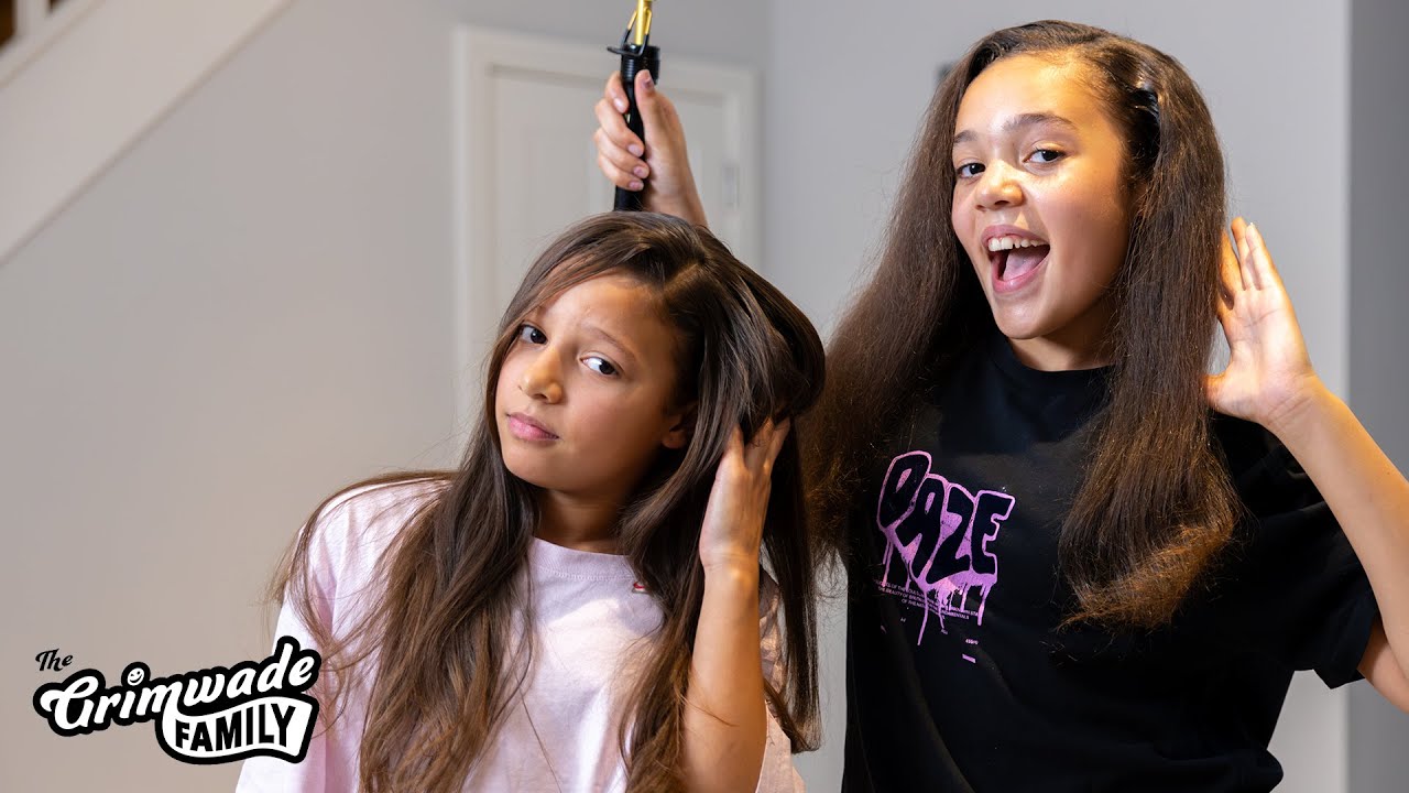 OUR DAUGHTERS CURL/STRAIGHTEN THEIR HAIR || *EMOTIONAL ROLLERCOASTER*!!!