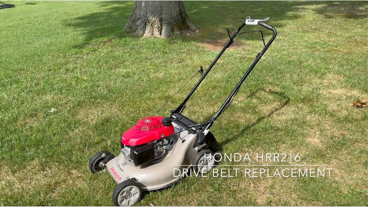 Honda HRR216 Self-Propelled Belt Replacement