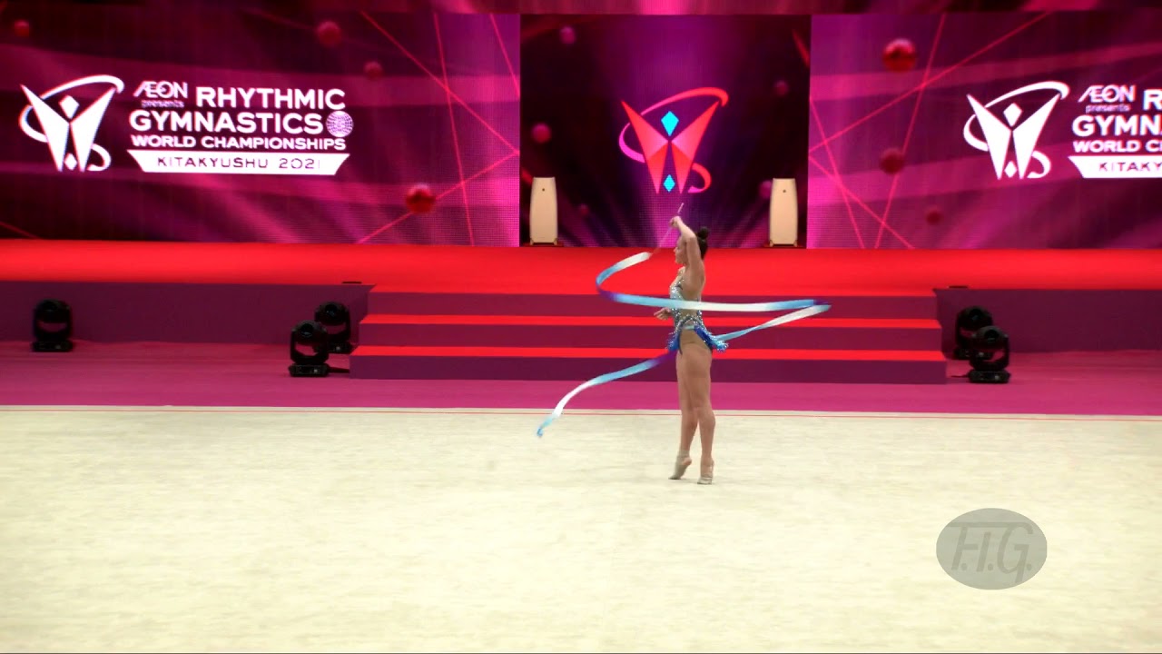 VOLOZHANINA Tatyana (BUL) - 2021 Rhythmic Worlds, Kitakyushu (JPN) - Qualifications Ribbon