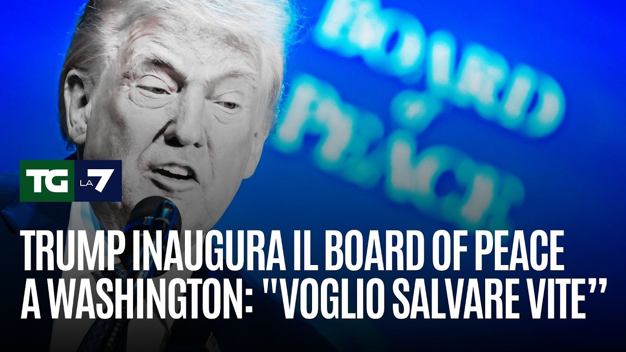 Trump inaugura il Board of Peace a Washington: 