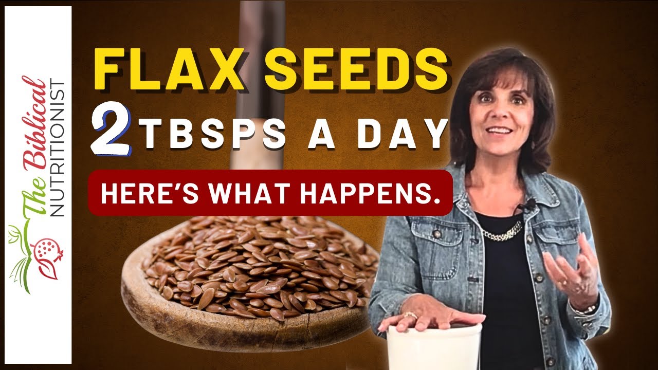 Just TWO TBSPS A Day! Health Benefits Of Flax Seeds And How To Use