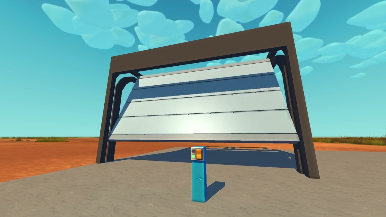 (Almost) Perfect Garage Door in Scrap Mechanic