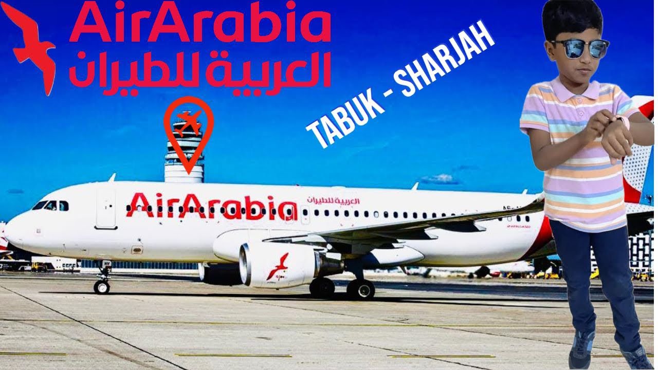 Air Arabia Flight Experience II Airbus 320 II Tabuk to Sharjah Flight II Flight economy class review