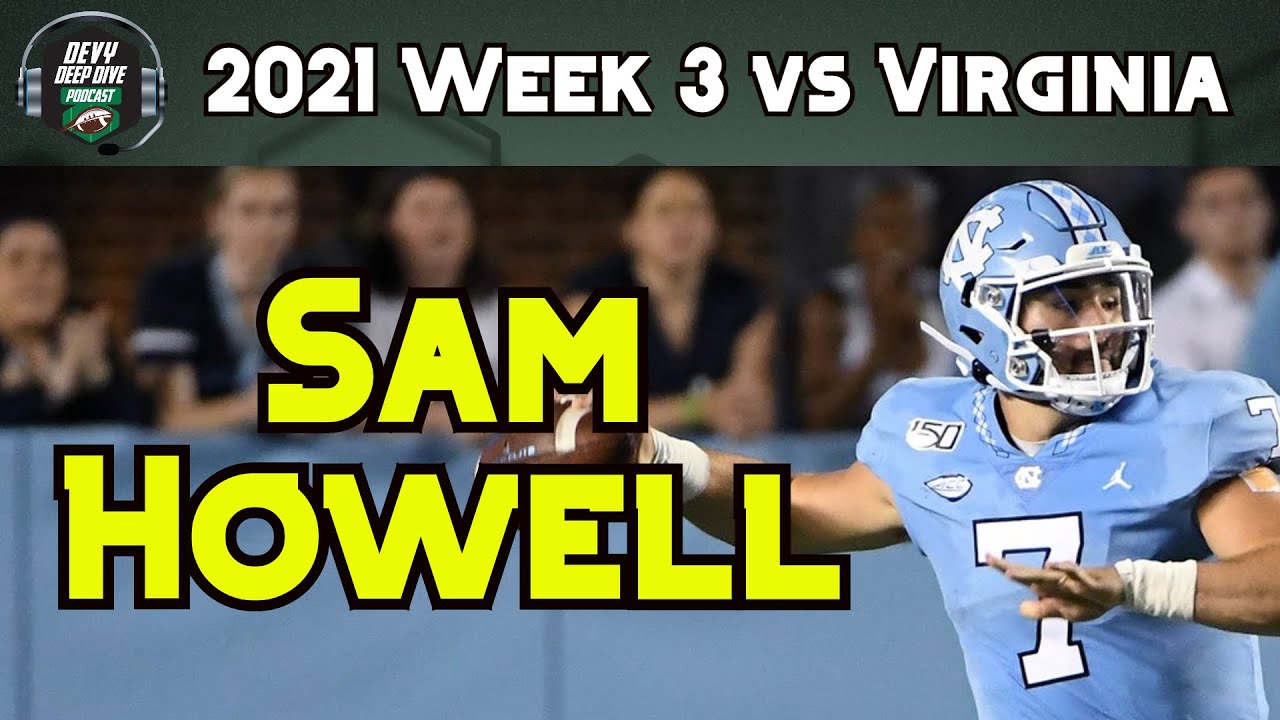 Sam Howell vs Virginia 2021