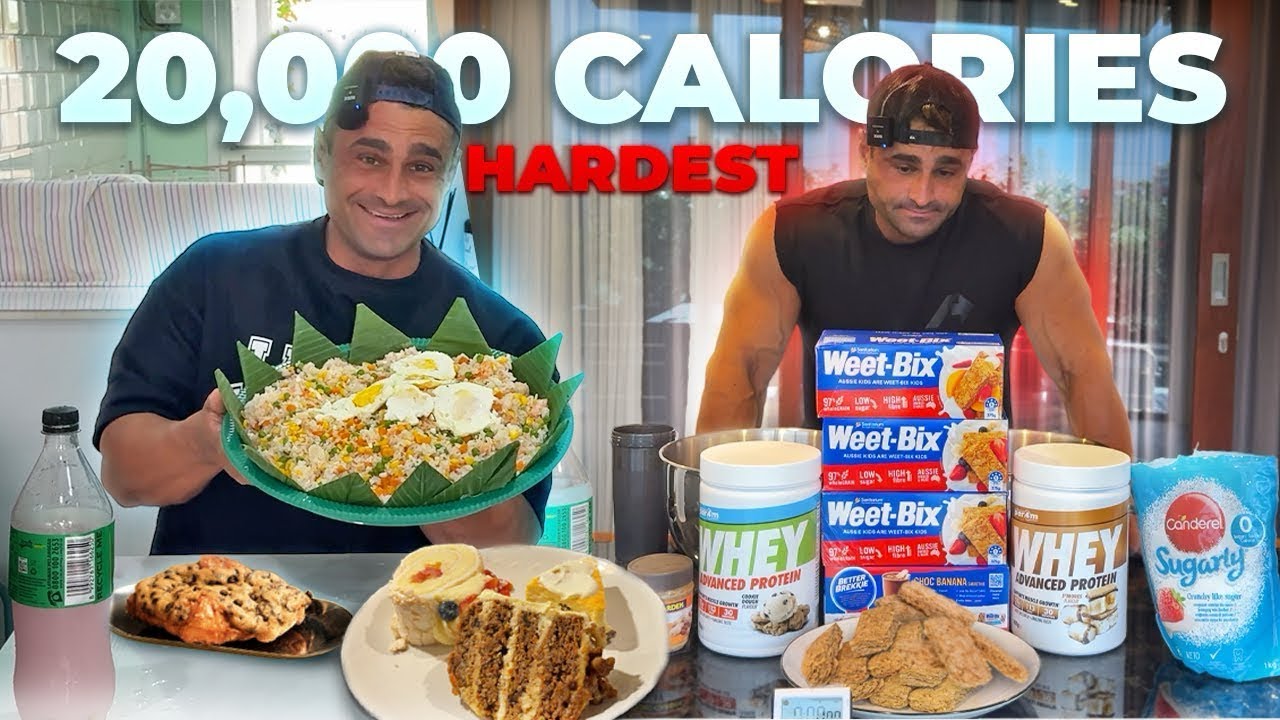My HARDEST 20,000 Calorie Cheat Day!! - DID IT BREAK ME? 