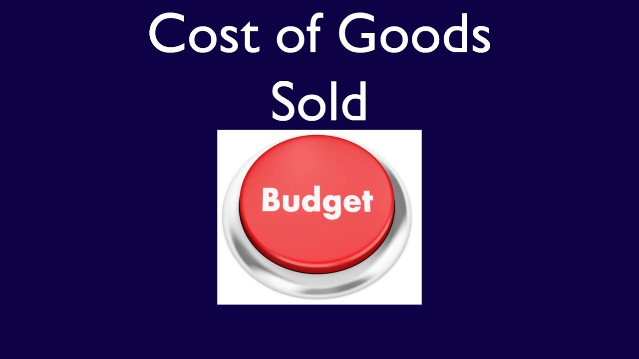 ACC406, Chapter 9, Video 8, Prepare a Cost of Goods Sold Budget (Manufacturing)