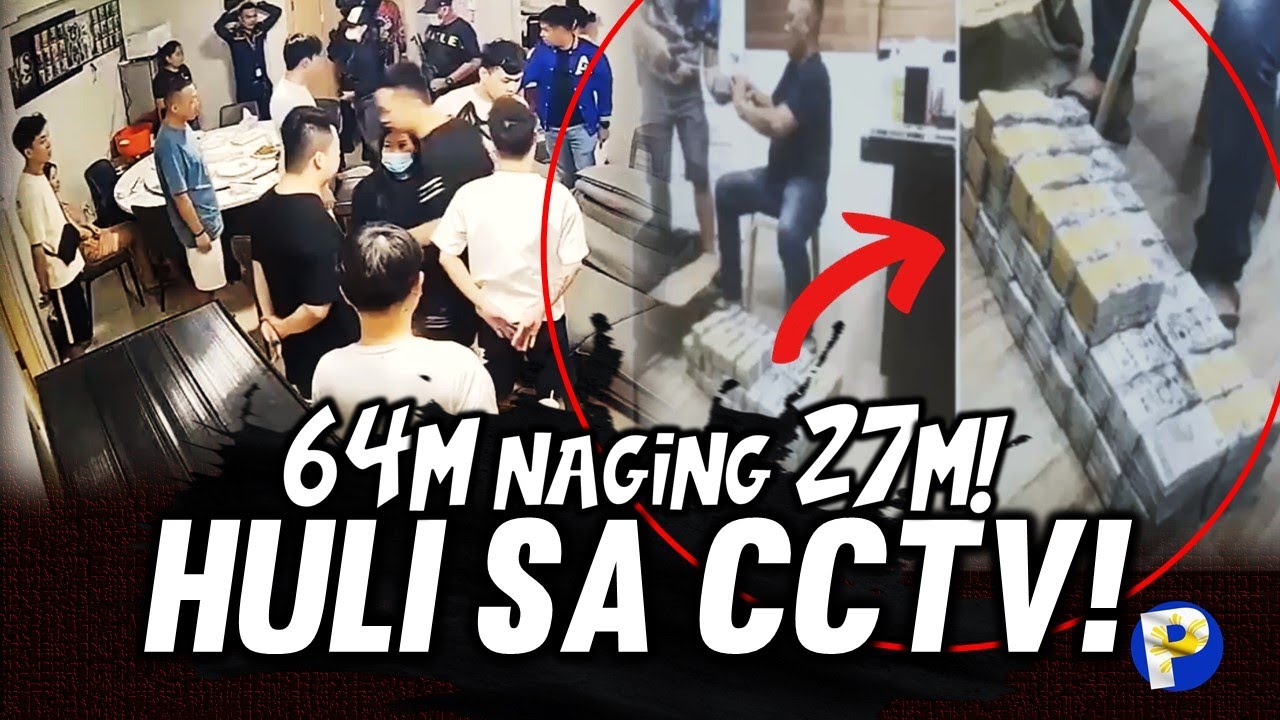 Limpak-limpak na pera nakuha sa mga Chinese nationals KINALTASAN! Ebidensya kuha sa CCTV!