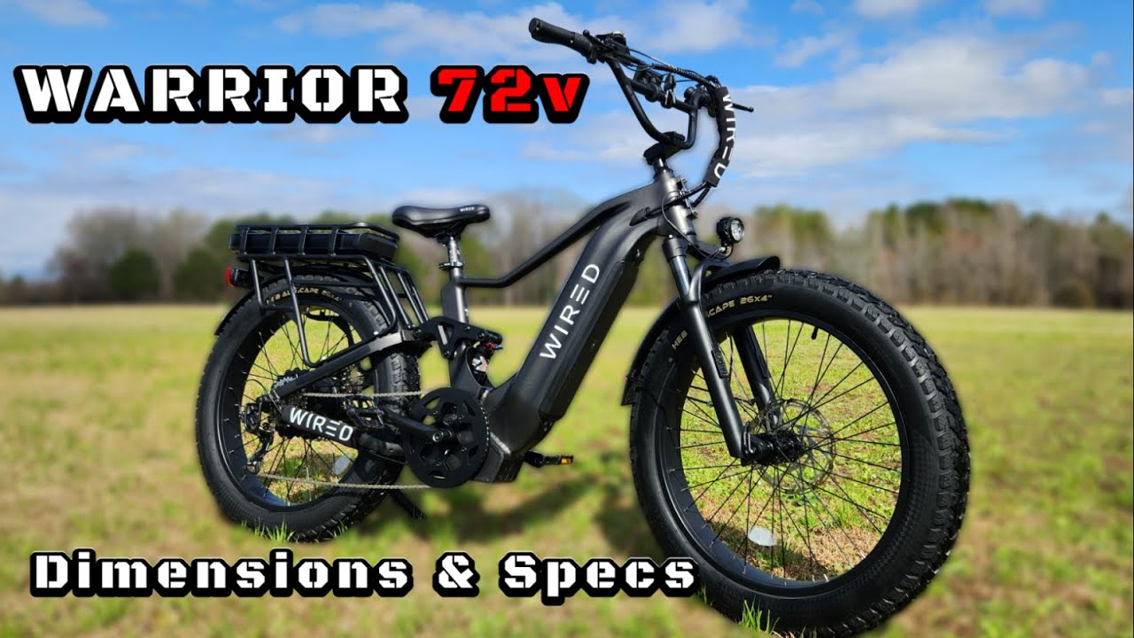 Wired Warrior 72v - Dimensions & Details!