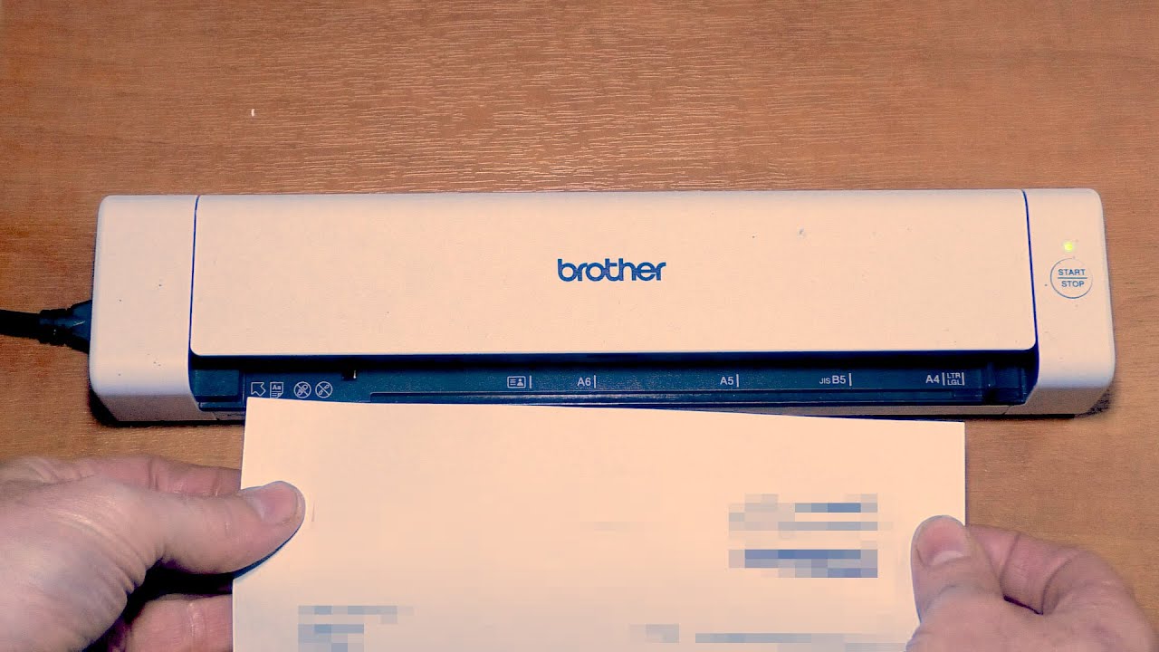 Сканер Brother DS-740D распакован и протестирован