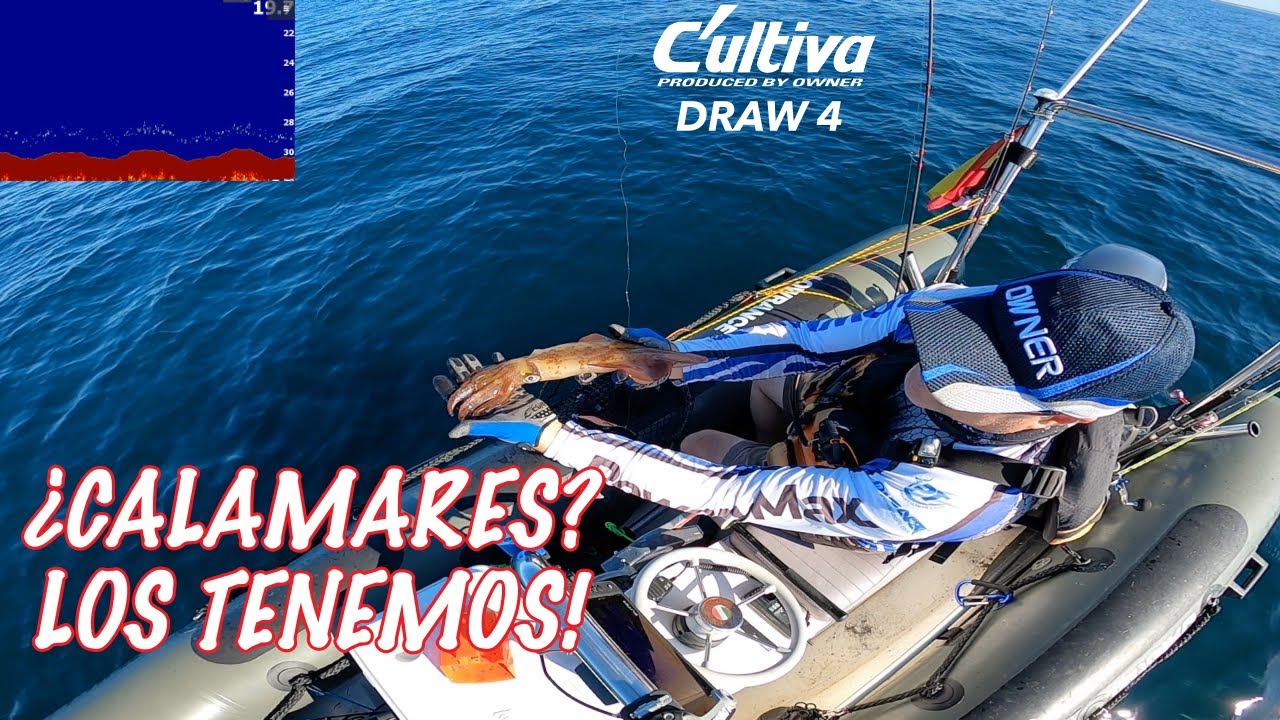 PESCANDO CALAMARES ¿LOS VES EN TU SONDA?
