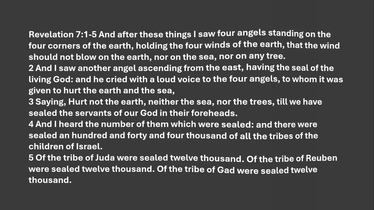 Scripture Reading - KJV - Revelation 7