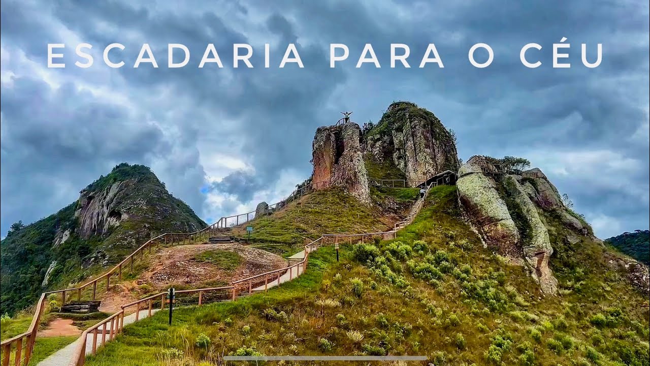 Escadaria para o céu. Morro do Campestre, em Urubici.