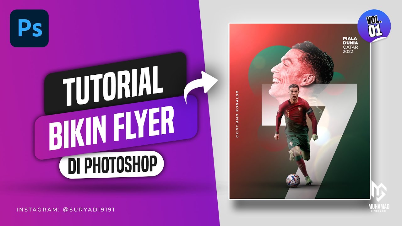 Cara Buat Flyer di Photoshop | Cara Edit Flyer di Photoshop | VOL.1 | TUTORIAL PHOTOSHOP INDONESIA